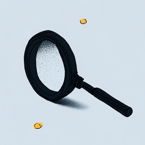 Magnifying glass icon representing SEO optimised WordPress websites